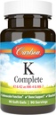 Carlson Labs K Complete Softgels, 90 κόμης