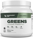Gap Labs Prebiyotik Greens - Superfood Toz & Antioksis Supplement with Organic Spirulina, Chloerra, Acacia, & Green Banana Toz - 30 Hizmet, Unflavorededed