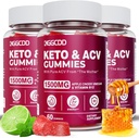 (3 Pack) Zebra ACV Gummies ExtremeMG Keto Gummies Apple Cider Vinegar, Pomegranate Beet Juice B12 Vegan Non GMO 180 Gummys