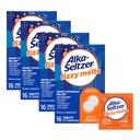 Alka-Seltzer Fizzy Melts, No Water Needed, On-Go Diyetary Supplement Antacid Tabletleri, Occasional Heartburn ve Asit Indigestion *, Orange Flavor, 64