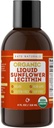 Kate Naturals Sunflower Lecithin Liquid for Cooking and Baking. Lacithin for Gummies, Smoothies & Lactation Supplement (4oz, Organik, Vegan, Gluten-Free)