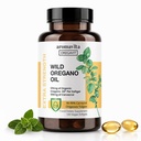 Vegan Wild Oregano Oil Capsules Organik, 86-% 90 Carvacrol - Softgel başına Oregano yağı - Immune ve Digestive Support, Natural Antioxy, Vegan, Non GMO, 120 Capsules