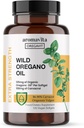 Vegan Wild Oregano Oil Capsules Organik, 86-% 90 Carvacrol - Softgel başına Oregano yağı - Immune ve Digestive Support, Natural Antioxy, Vegan, Non GMO, 120 Capsules