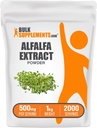 BulkSupplements.com Alfalfa Extract Toz - Alfalfa Supplement, Green Superfood Toz - Vegan & Gluten Free, Green Supplements - 500 mg per Service, 1kg (2.2 lbs) (Pack of 1)