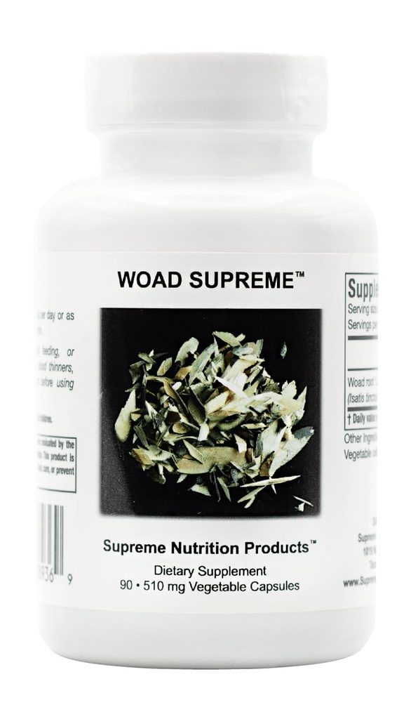 Υπέρτατη Διατροφή Woad Supreme, 90 Αγνές Χορτοφαγικές Κάψουλες Isatis