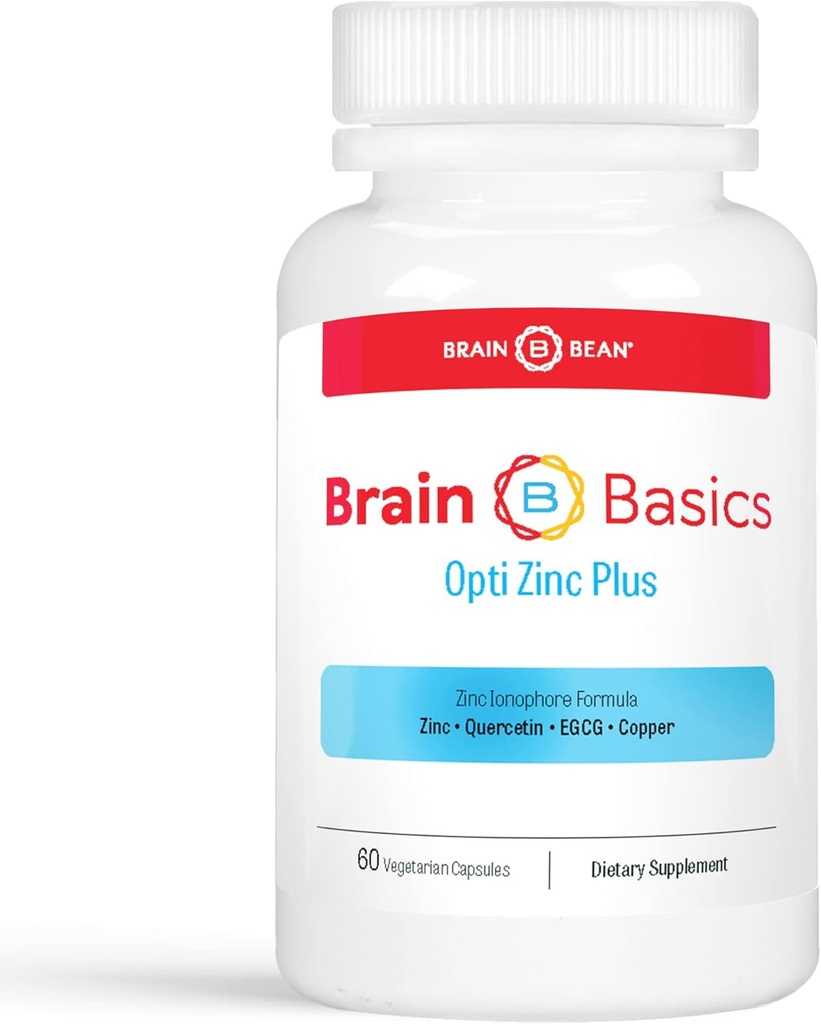 Brain Basics Opti Zinc Plus - Συμπλήρωμα ψευδαργύρου με Quercetin, EGCG και χαλκό.