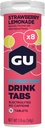 GU Energy Hydration Electrolyte Drink Tabletleri, Endurance Sports Drink for Run, Bisiklet, Triathlon, Strawberry Lemonade, 8-Count (96 Hizmet)