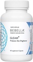 Bebella Gleam Probiyotik Body Lighting w Glutathione-Redük NAC Alfa Lipoic Acid VIT C & Marine Collagen 60 60 Capsules