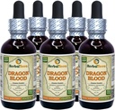 Dragon Bloodhopper (Daemonorops Draco) Tincture, kuru temizleme sıvısı (Brand Name: HerbalTerra, Proudly Made in USA) 5x2 fl.oz (5x60 ml)