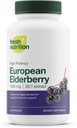 Inful Support Elderberry – Ισχυρότερο DNA Επαληθευμένο 1800mg Sambucus Black Elderberry – Εύκολο στην κατάποση κάψουλα Elderberry - Ισχυρό Booster - Χωρίς γλουτένη, Χωρίς σόγια, Μη ΓΤΟ, Vegan Safe