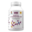 ANDREW LESSMAN Acetyl L-Carnitine 400 mg - 360 Capsules - Nervous System, Fat ve Enerji Metabolism, Sağlıklı Beyin Fonksiyonları, Beyin Akışı. Easy-to-Swallow Capsules.