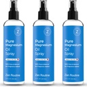 Pure Oil Spray 12oz (3 Pack) - Organik USP Grade Magnezyum yapıştırıcısı, Topical Magnezyum Glycinate, Magnezyum Oil for Feet, Body, Muscles & Leg Cramps - ABD'de Made in the USA