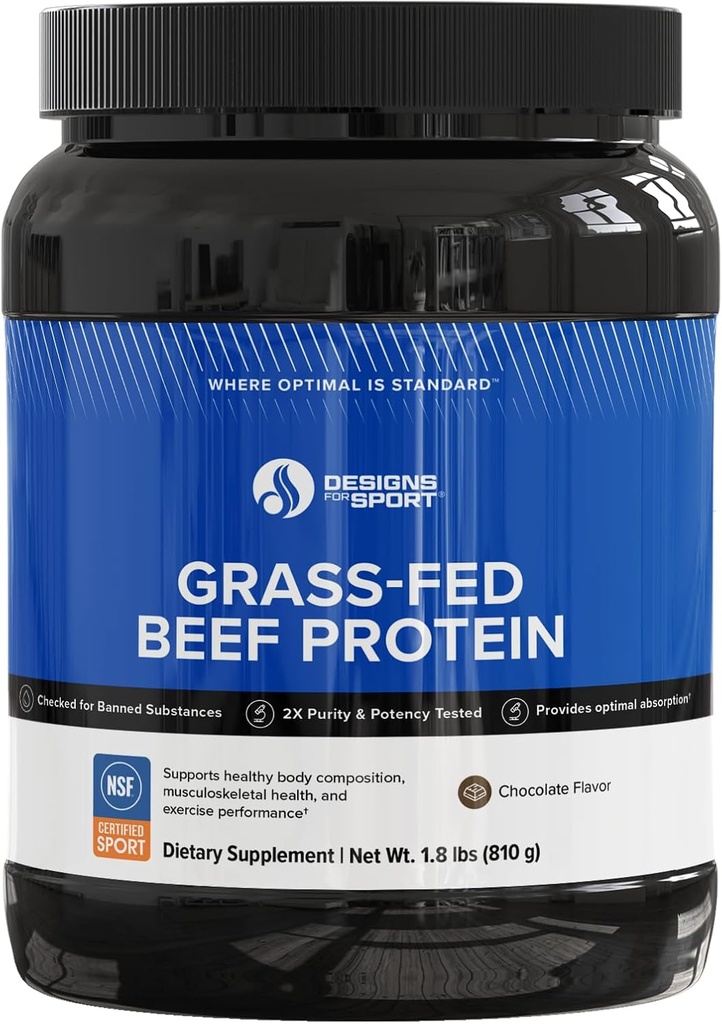 Sport Beef proteini için tasarımlar - NSF Sport Hydrolyzed protein için sertifikalı - Yüksek derecede Absorbable with Reese Acids, Collagen Precursors - Bone Broth protein for Athletes (Ccolahote, 30 hizmet)