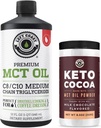 Left Coast Performansı 100% Coconut MCT Oil Liquid, 32oz + Keto Coco Mix, 8.5oz