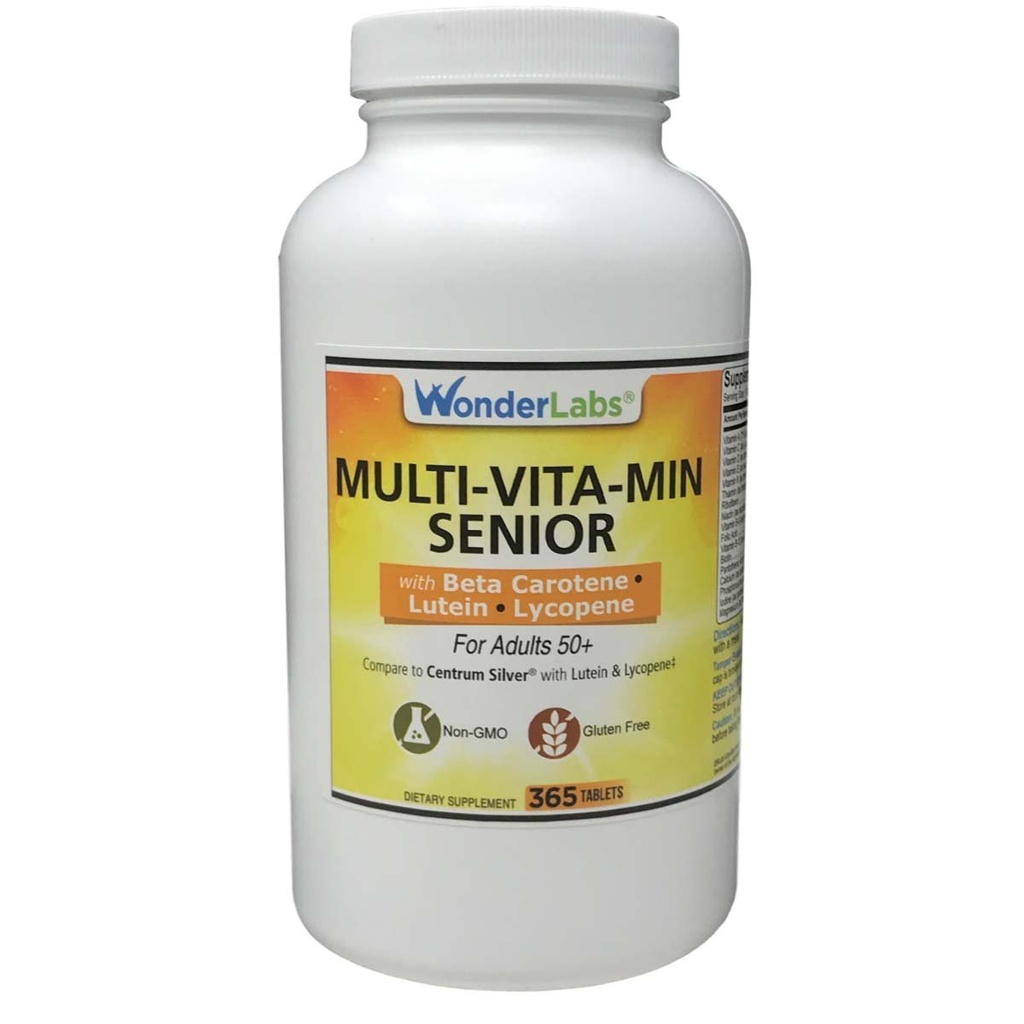 Multi-Vitamin Multi-Mineral Centrum Silver® Multivitamin Multimineral ile Beta Carotene özellikle yetişkinler için 50 Plus - 365 Tablet #291414