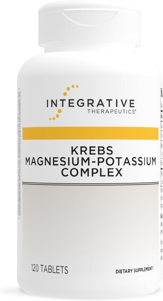 Bütünleştirici Tedaviler Krebs Magnezyum Pyum Kompleksi - Kalp Fonksiyonlarını Desteklemek için Mineral Supplement* - Hücre Enerji Desteği* - Gluten-Free & Dairy-Free - 120 Tablet (60 Hizmet)