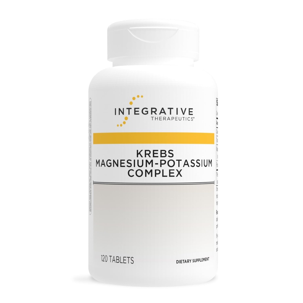 Integrative Θεραπευτικά Krebs Magnesium Κάλιο Complex - Mineral Supplement to Support Heart Function* - Cellular Energy Support* - Χωρίς γλουτένη & Γαλακτοκομικά - 120 Tablets (60 Servings)
