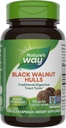 Nature's Way Black Walnut Hulls, Traditional Digestive Tract Tonic*, 900 mg ανά 2-Capsule Serving, Μη-GMO Project Επαληθευμένο, Vegan, 100 κάψουλες (Packing May Vary)