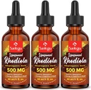 57.000 MG Liposomal Active Rhodiola Rosea Supplement, Rhodiola Root Extract, Yüksek Absorpsiyon için Sıvı, Rhodiola Rosea Root Extract Tincture for Energy, Stress, Mood, Vegan, 180 ml