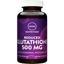 MRM Beslenme Glutathione 500 mg | Liver Health | Mitochondrial Antioxy | Glutathione | Vegan + Gluten-Free | 60 Servisler
