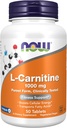Şimdi Gıdalar Tamamlıyor, L-Carnitine 1000 mg, Purest Form, Amino Asit, Fitness Desteği*, 50 Tablet