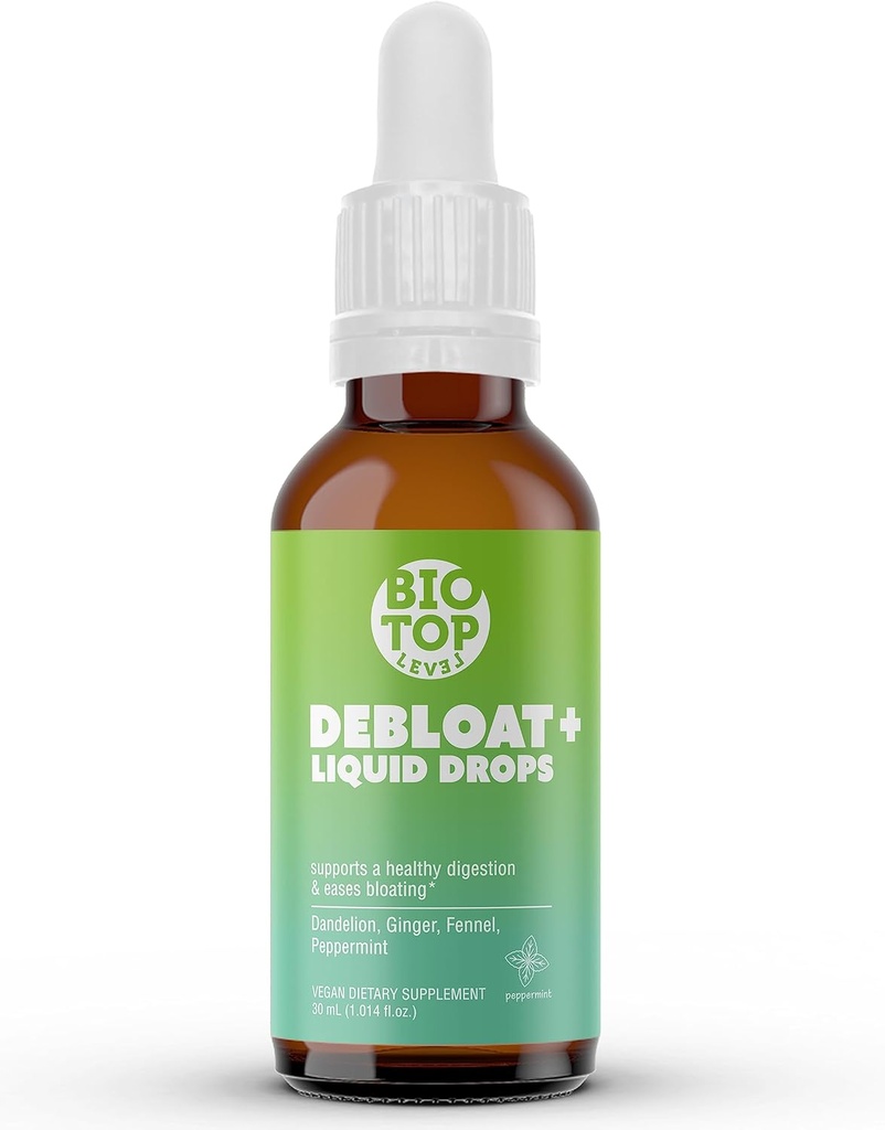 Doğal Gaz ve Bloklama Yardımı için Organik Sıvı Ölüyor, Dandelion, Ginger, Fennel, Peppermint, Sugar-Free 1.0 Fl Oz.