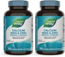 Nature's Wayuba Magnezyum & çinko Mineral Kompleksi, Bone Health & Muscle Function*, Immune Support*, 250 Capsules (Packating May Vary) - 2 Paket