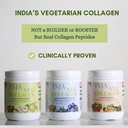 INJA Wellness Veg Collagen Supplement for Women, Men, 100% Vejetaryen Collagen, Sadece Orijinal Veg Collagen Toz, ekledi şeker, Cilt ve Saç Sağlığı, Güzel Hattı ve Wrinkles azaltın,