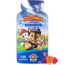 L’il Critters Paw Patrol Gummy Vites Καθημερινή Gummy Πολυβιταμίνη για τα παιδιά, βιταμίνη C, D3 για ανοσοποιητική υποστήριξη Cherry, πορτοκαλί και άρωμα βατόμουρο, 190 Gummies