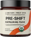 Pre-Shift Odaklı, Organik Adaptojen Herbal Supplement for Zen-Like Focus before Work with Reishi, Cordyceps, Matcha, Maca, Goji, and Black Currant - 45 Servisler