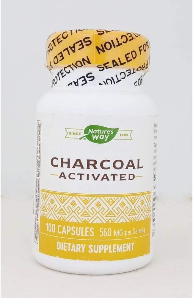 Nature's Way Aktif Charcoal Hi Po ( 1x100 Cap)