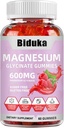 900(600+300) Magnezyum Glycinate Gummies, L-threonate, Macau, Vitamin K, D, B6, Vegan, 60 Sayılar