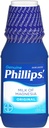 Phillips'in Magnesia Sıvı Laxative Sütü 12 oz, Cramp Free & Gentle Overnight Relief Of Occasional Constipation, #1 Milk of Magnesia Brand