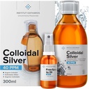 Colloidal Silver Liquid 10 fl oz & Sprey to fill ● Bioactive Hydrosol Silver Water ● Natural Immune Support Nano Sol Tamam Çözüm ● Ionic Minerals 40 PPM ● Organik Yapılı Plata Coloidal