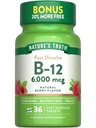 Nature's Truth B12 6000 mcg | Mecobalamin | 36 Tablet | Hızlı Dissolve Natural Berry Flavor | Vegan, Non-GMO & Gluten Ücretsiz