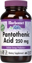 BlueBonnet Nutrition Pantothenic Acid 250 mg Daily Vitamin B5 Supplement for Cellular Energy for Women & Men - Vegan, Gluten-Free, Non-GMO - 60 Vegetable Capsules
