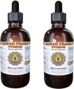 Pygeum Liquid Extract, Pygeum (Pygeum Africanum) Tincture, Herbal Supplement, Hawaii Pharm, Made in USA, 2x4 fl.oz