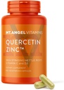Mt. Angel Vitamins - Çinko Quercetin with Bromelain Supplement - Immune Support & Respiratory Health - Quercetin 500 mg Capsules | çinko 50 mg | C Capsules | Immune ATM for Yetişkinler - 300ct.