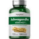 Piping Rock Ashwagandha Supplement | 4500 mg | 120 Capsules | for Women and Men | Herb Root Extract | with Black Pepper | Non-GMO, Gluten Free