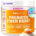 GOBIOTIX Fiber Supplement Powder με προβιοτικά για Digestive Health και GLP-1 Support, Soluble Fiber για την υγεία των ούρων & Debloat, Keto, Vegan, Gluten & Sugar Free, 35 Σερβιέτες (1 Pack)