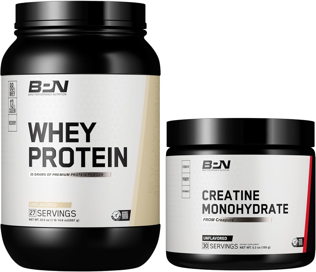 BARE PERFORMANCE NUTRITION BPN Whey Unflavored Protein +t Kreine