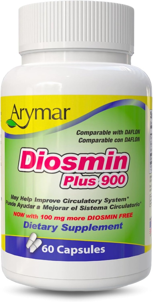 Arymar Diosmin Plus 900, Υποστήριξη Κυκλοφορικού Συστήματος (60 κάψουλες/πακέτο του 1)