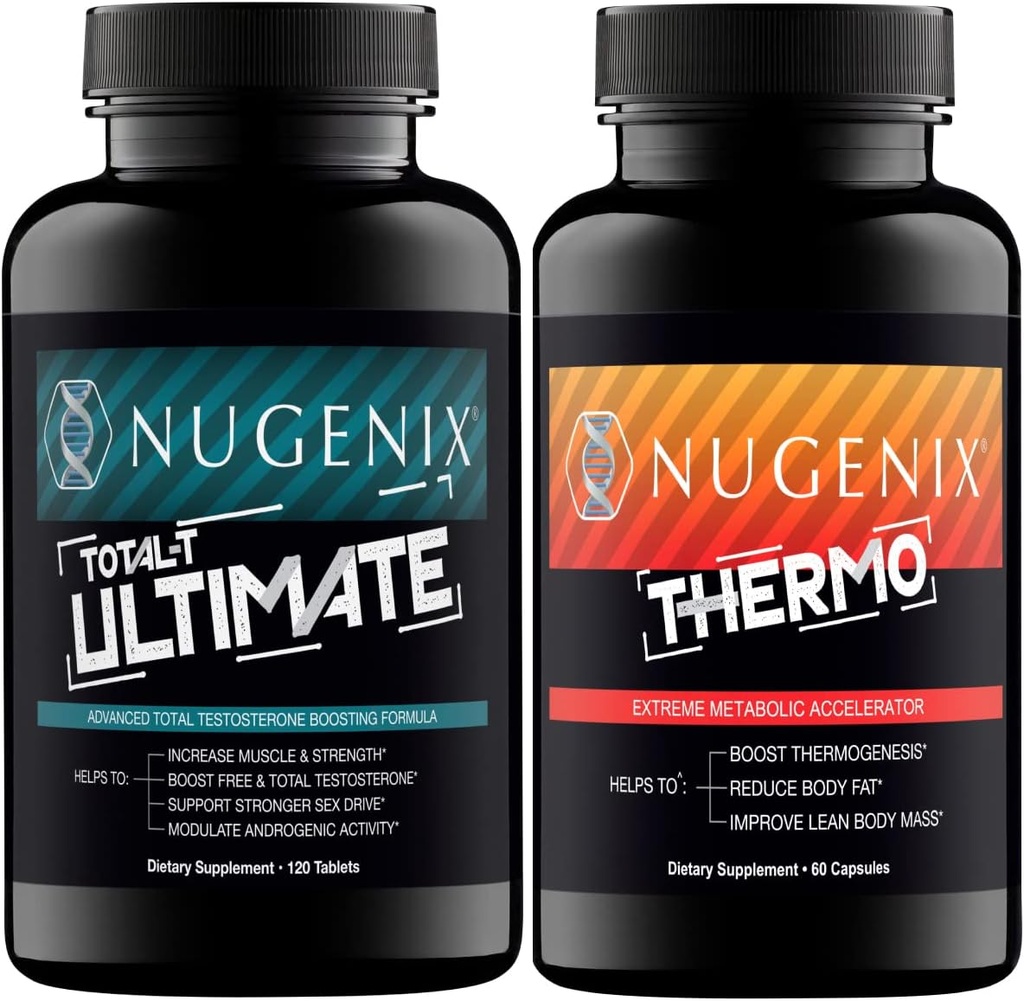 Nugenix Erkekler için Total-T Ultimate ve Termogenic Fat Burner