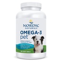 Nordic Naturals Omega-3 Pet, Unflavored - 180 Soft Gels - 320 mg Omega-3 Per Soft Gel - Köpekler için EPA & DHA - Kalp, Skin, Coat, & Immune Health