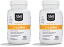 365 Bütün Gıdalar Pazarı, L Lysine 500 Mg Sebze Kapsülleri, 100 Kont (Pack of 2)