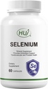 HUJ Selenium Supplement, 60 Capsules, Antioxy Support, Mineral Supplement
