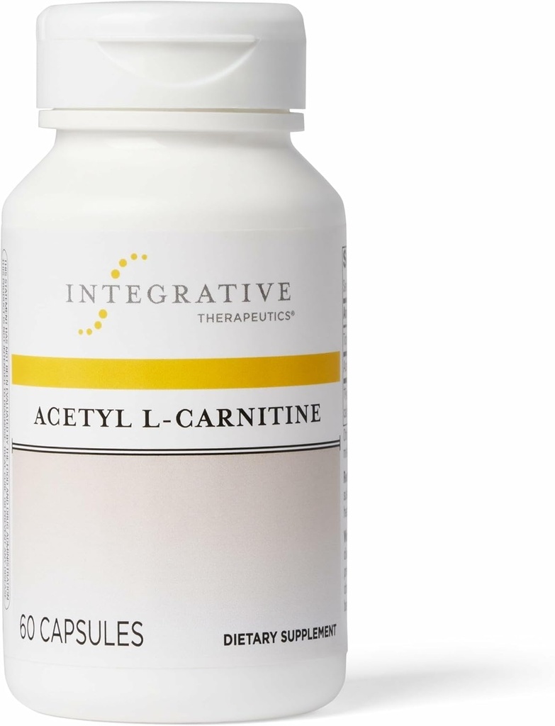 Bütünleştirici Tedaviler Acetyl L-Carnitine - Sağlıklı Hücre Enerji Üretimi * - Destekler Nerve Hücre Fonksiyonlu* - Vegan, Gluten-Free & Dairy-Free - 60 Capsules (30 Hizmetler)