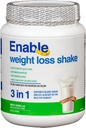 Enable Kilo Kaybı Shake - Sağlıklı ve Satisfying Meal Emekliliği için Vanilla Flavor, 2lb 8oz