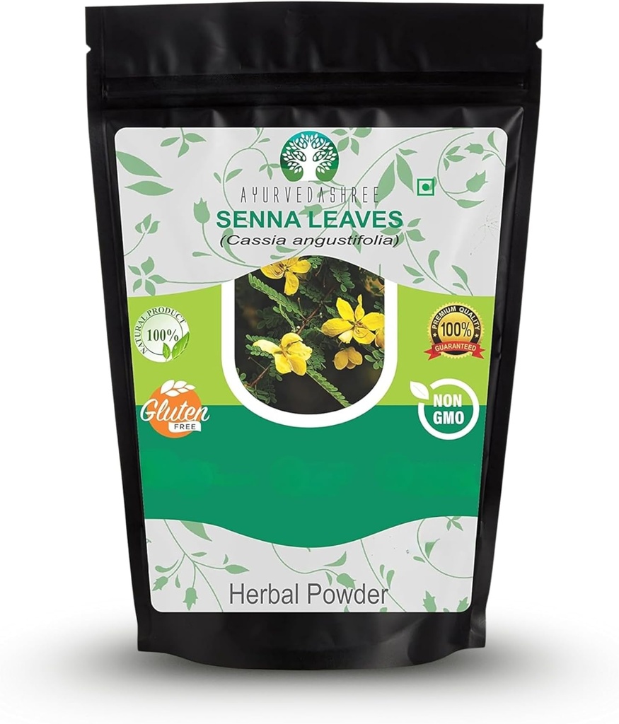 Senna Leaf Toz 200 Gm I Cassia angustifolia Toz I Ayurvedic Herbal Supplement to Support Digestive Function I 100% Pure & Natural Natural Natural