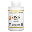 California Gold Beslenme CoQ10, 200 mg, 120 Veggie Softgels